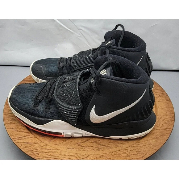Nike Kyrie 6 Jet Black Sneaker Basketball 2019 Size 7 Men #BQ4630-001 - Picture 10 of 14